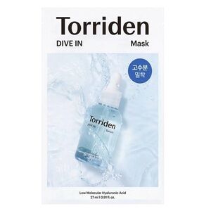 3 Torriden Dive In, Low Molecular Hyaluronic Acid Beauty Mask.